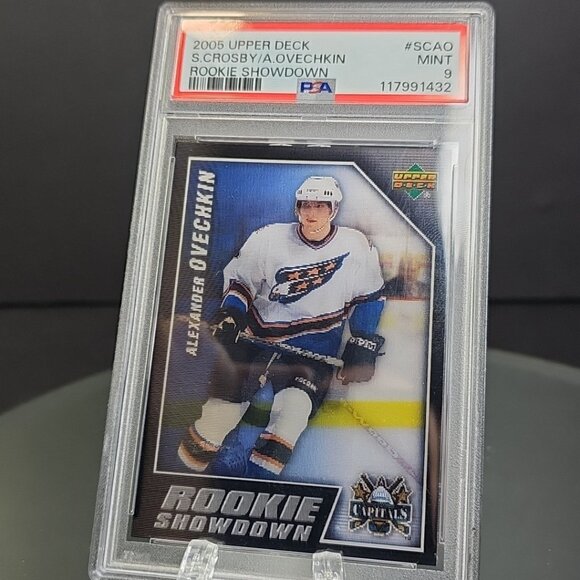 2005-06 Upper Deck - Rookie Showdown Alex Ovechkin, Sidney Crosby #SCAO PSA 9 - Picture 1 of 9